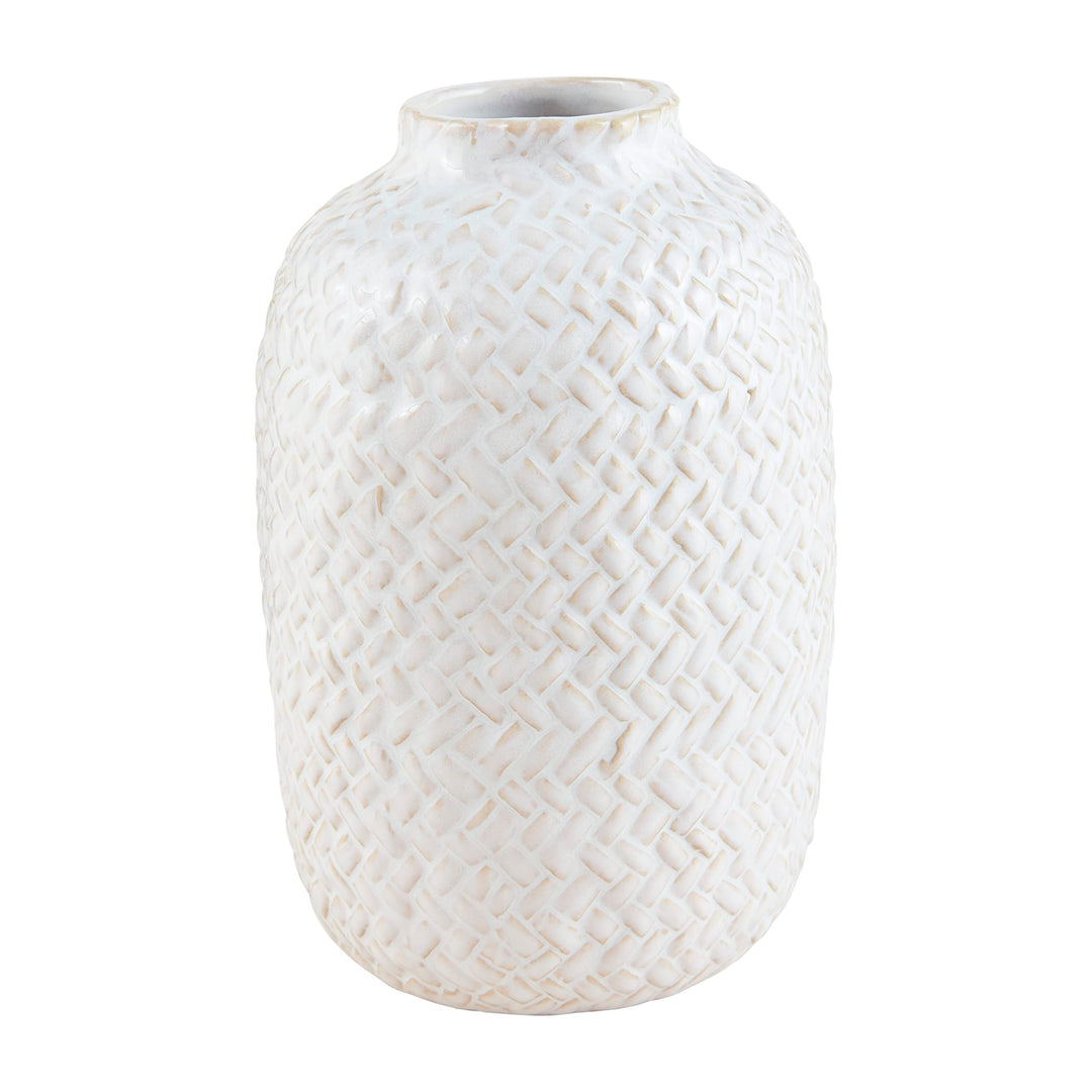 Mud Pie Strukturierte Knospenvase, gross, 14 x 9 cm Durchmesser 5 3/4" x 3 3/4" dia Large, 5 3/4" x