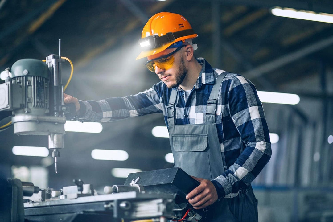 ANSMANN HD280RS LED-Kopflampe, superleicht, dezent, kompakt mit einstellbarem Kopfband, wiederauflad