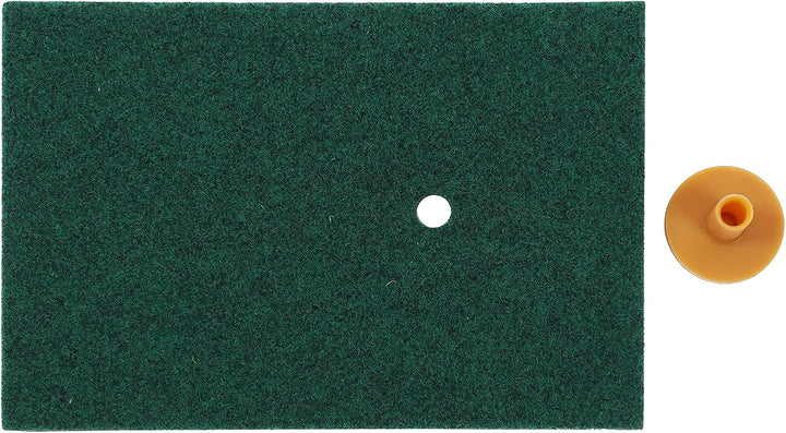 Übungsmatte, Kunstrasen mit Beflockter Eva-Polsterung, Golfmatte Indoor-Outdoor-Übungen mit Abschlag