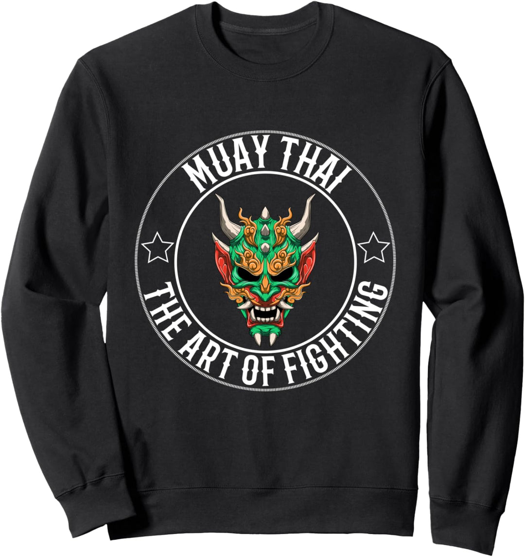 Muay Thai Oni Dämon Thai-Boxen Sweatshirt