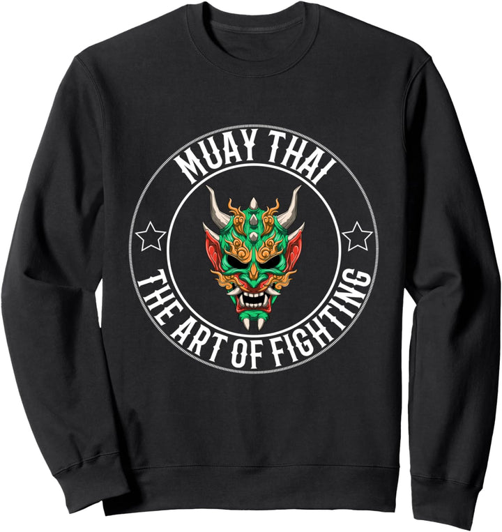 Muay Thai Oni Dämon Thai-Boxen Sweatshirt