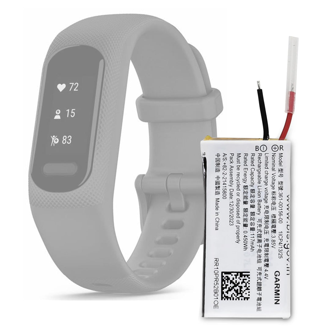 Swark Neu 361-00156-00 Akku Ersatz Kompatibel mit Garmin vivosmart 5 Ersatzbatterie