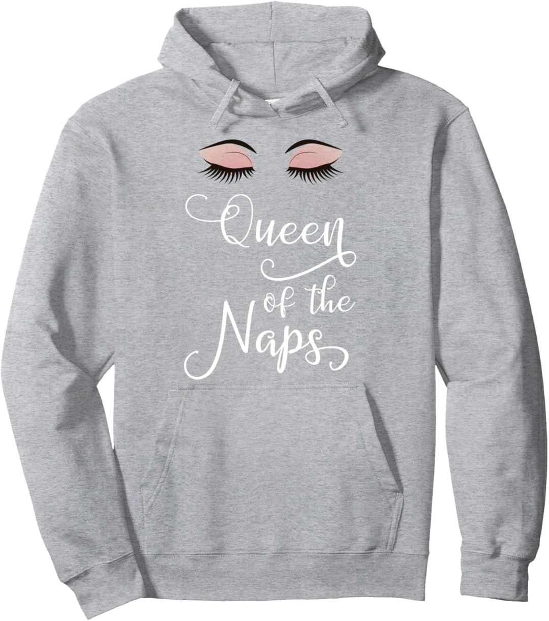 Königin der Nickerchen Schlafen Faul Ausruhen Entspannender Pullover Hoodie