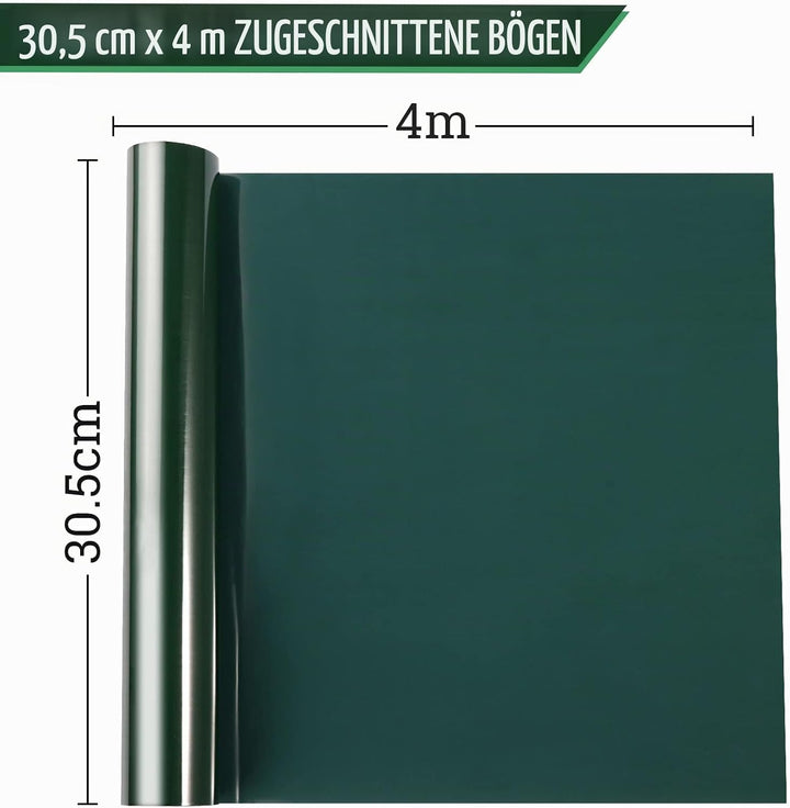 NANAPLUMS Plotterfolie Textil, 30.5cm×4m Flexfolie Plotter Textil, Bügelfolie für Textilien Transfer