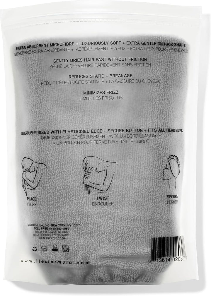 Iles Formula - Hair Towel Grey