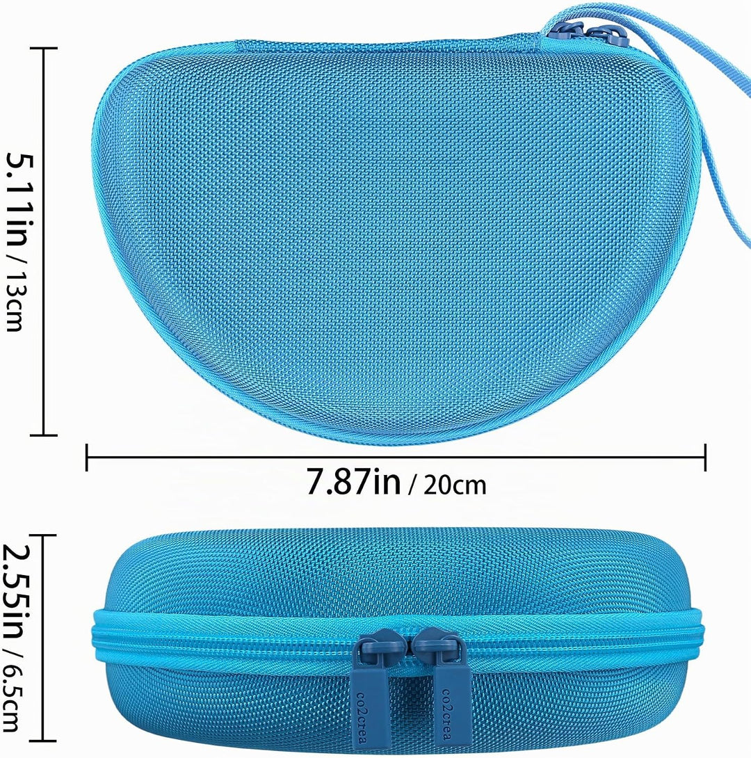 co2CREA Hart Tragbare Schutzhülle Etui Tasche für All-In-One Audioplayer Starterset Drix Blau Cookie