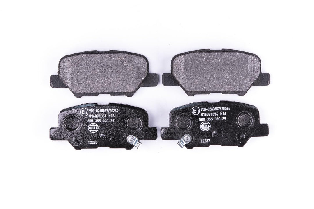 HELLA PAGID 8DB 355 020-291 Bremsbelagsatz - T2237 - Dicke/Stärke: 14.3mm - Bremssystem: Akebono - m
