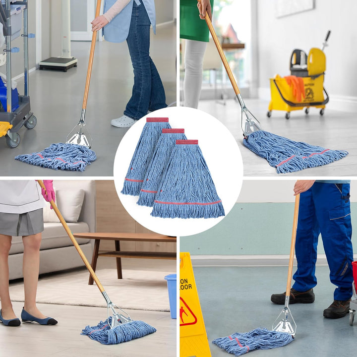Matthew Cleaning Wischmoppkopf, 680 ml, kommerzieller Ersatz für allgemeine und Bodenreinigung, nass