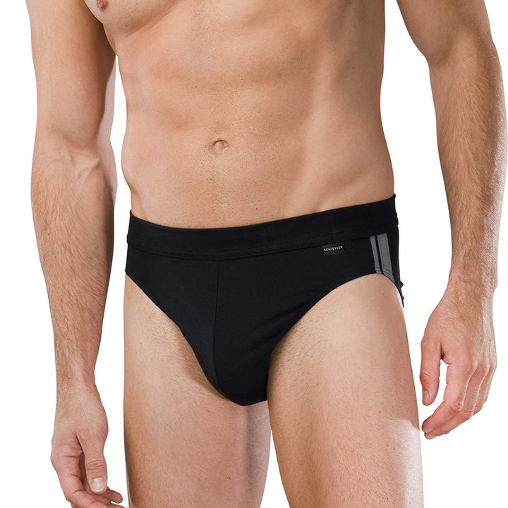 Schiesser Herren Slips, 6er Pack, Rio Slip (XL / (7), schwarz)