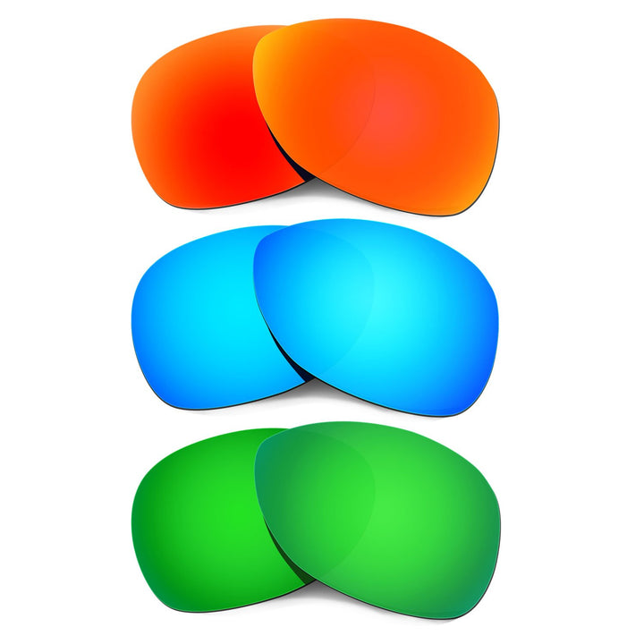 HKUCO Plus Replacement Lenses For Oakley Crosshair (2012) 3 pair Combo Pack