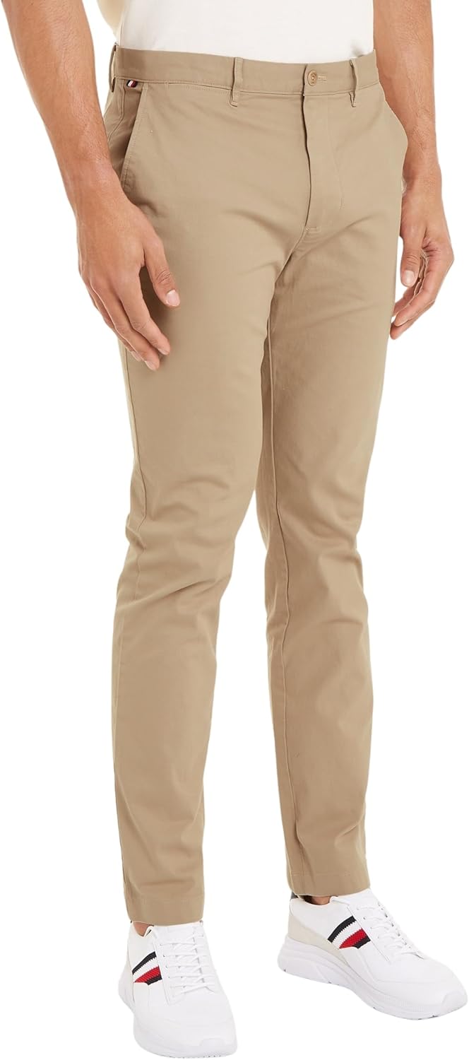 Tommy Hilfiger Herren Chinohose 28W / 28L Beige (Beige), 28W / 28L Beige (Beige)