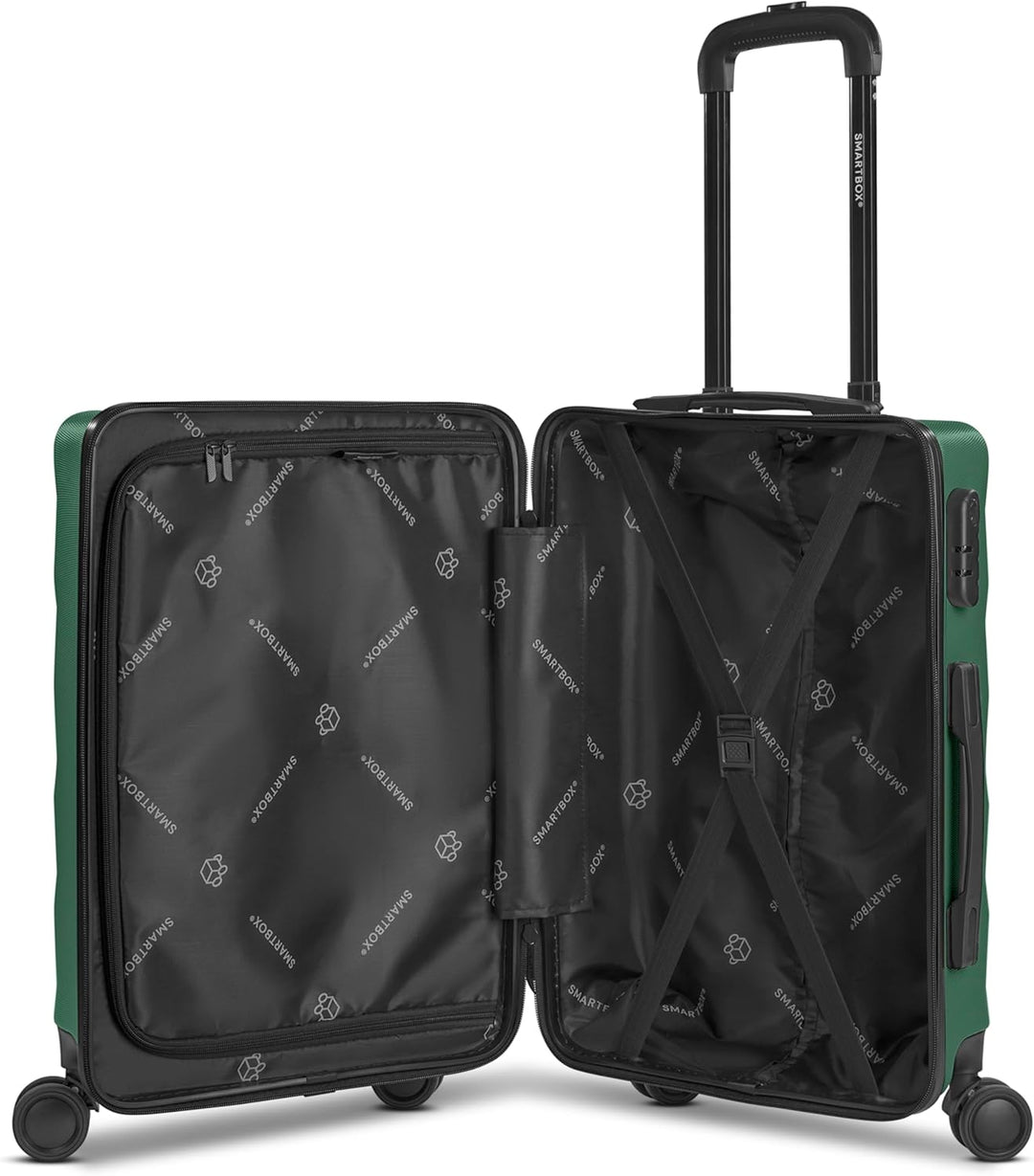 Smartbox Hartschalen Kabinen-Koffer für Damen &amp; Herren | Kleiner Trolley 38 x 22 x 55 cm aus hochwer