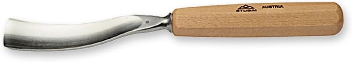 Stubai gebogenes Hohleisen 20 mm – hochwertiges Schnitzwerkzeug für grossflächige Relief‑ und Holzar