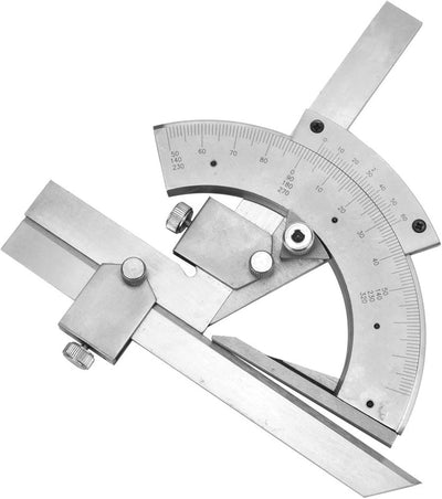 Universal Karbonstahl Nonius Winkelmesser 0-320° Präzisions-Winkelmesslineal Werkzeuge