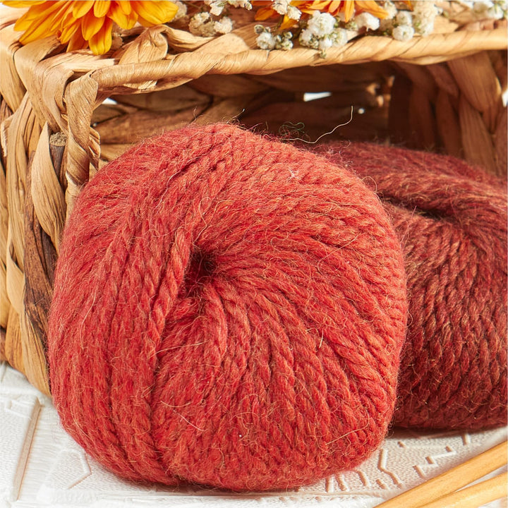 HANSA-FARM | 100% Baby Alpakawolle in 50+ Farben (kratzfrei) - 300g Set (6 x 50g) - weiche Alpaka Wo
