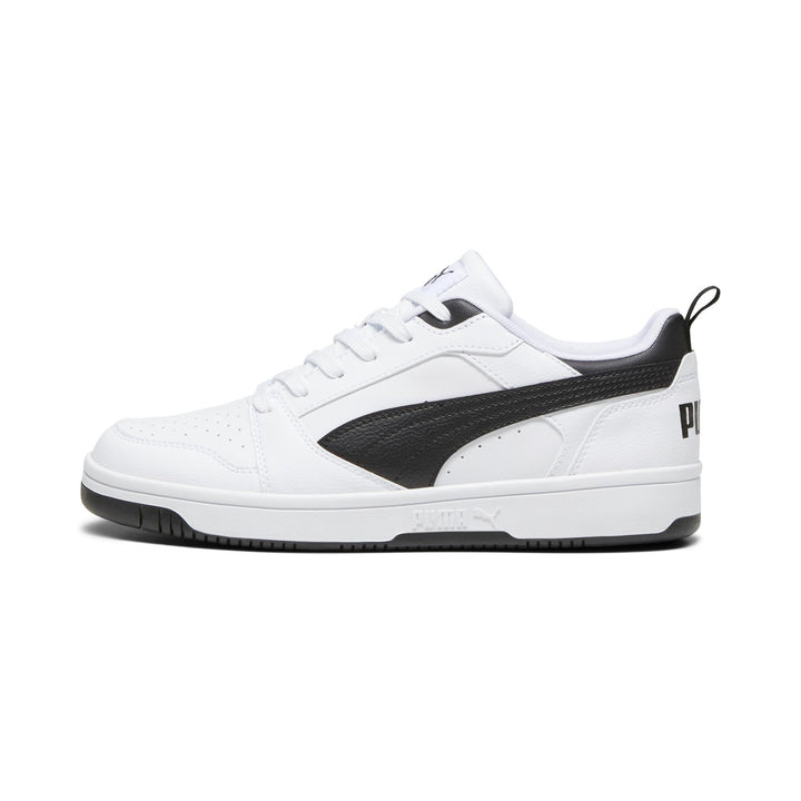 PUMA Herren Rebound V6 Low Leichtathletik-Schuh 39 EU Puma White Puma Black Puma Black, 39 EU Puma W
