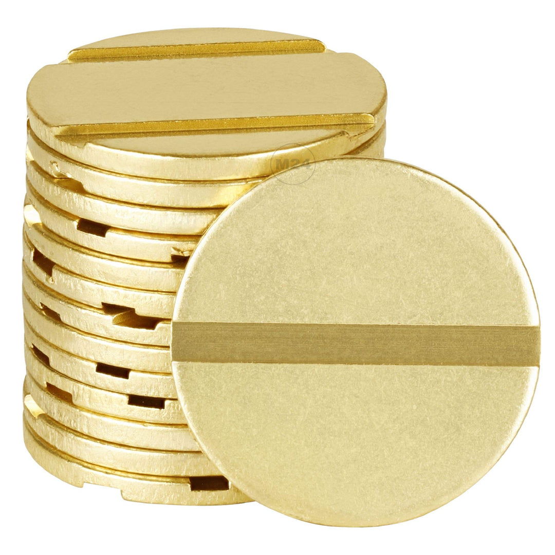 Münzer24 Wertmarke Typ pd25, passend z.B. für Beckmann Münzautomat, Profil Token 25mm x 2mm (50 Stüc