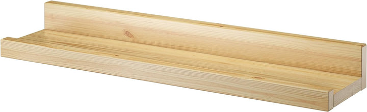 Erst-Holz Wandregal Massivholz Kiefer Fotoleiste für Bilder Bücher und Deko 90.82-12