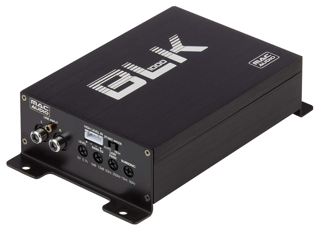 Mac Audio BLK 1000, 1-Kanal-Class-D Mini-Verstärker Mono, Mono