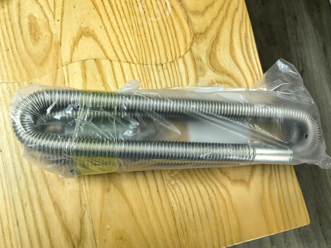 Abgasschlauch für Stromerzeuger, 300CM Auto Edelstahl Abgasrohr und Schalldämpfer, mit Zwei Edelstah