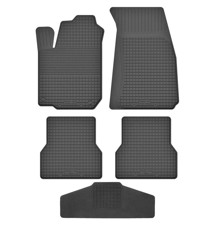 Fussmatten Vorne, Hinten + Tunnel für Renault Modus/Grand Modus 2004-2012 Gummi Gumimatten Vorne, Hi