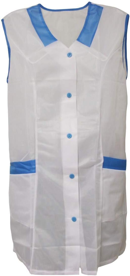 Kasack Kittel Schürze weiss Dederon Nylon Ostalgie DDR, Dessin 2