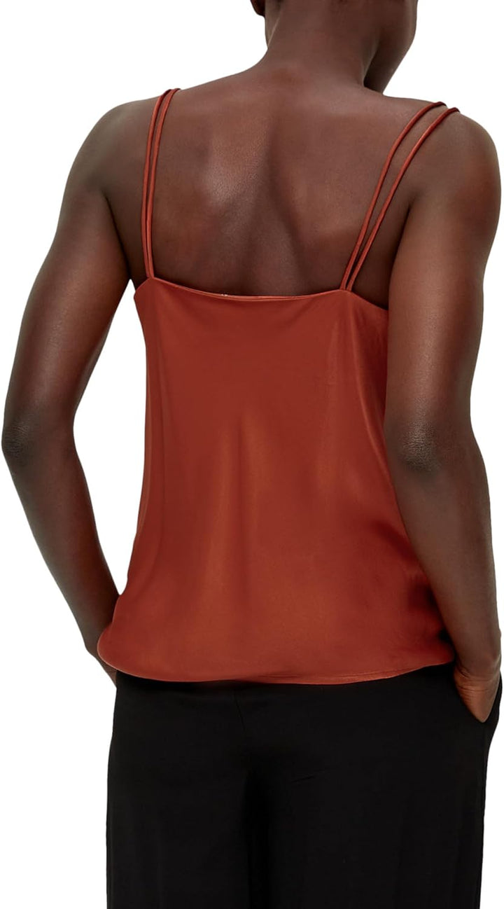 s.Oliver BLACK LABEL Damen Blusen Top 44 Orange 2813, 44 Orange 2813