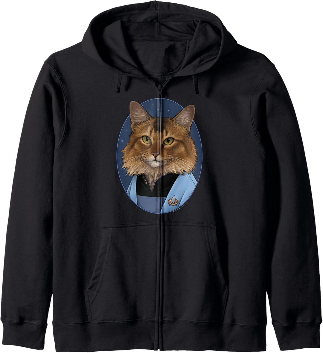 Star Trek: The Next Generation Dr. Crusher Cat Portrait Kapuzenjacke