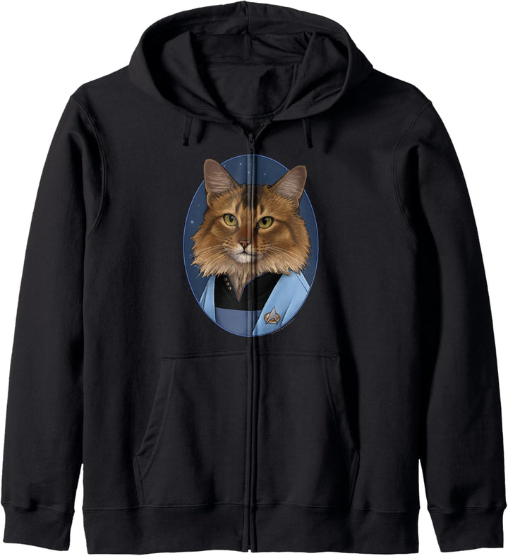 Star Trek: The Next Generation Dr. Crusher Cat Portrait Kapuzenjacke