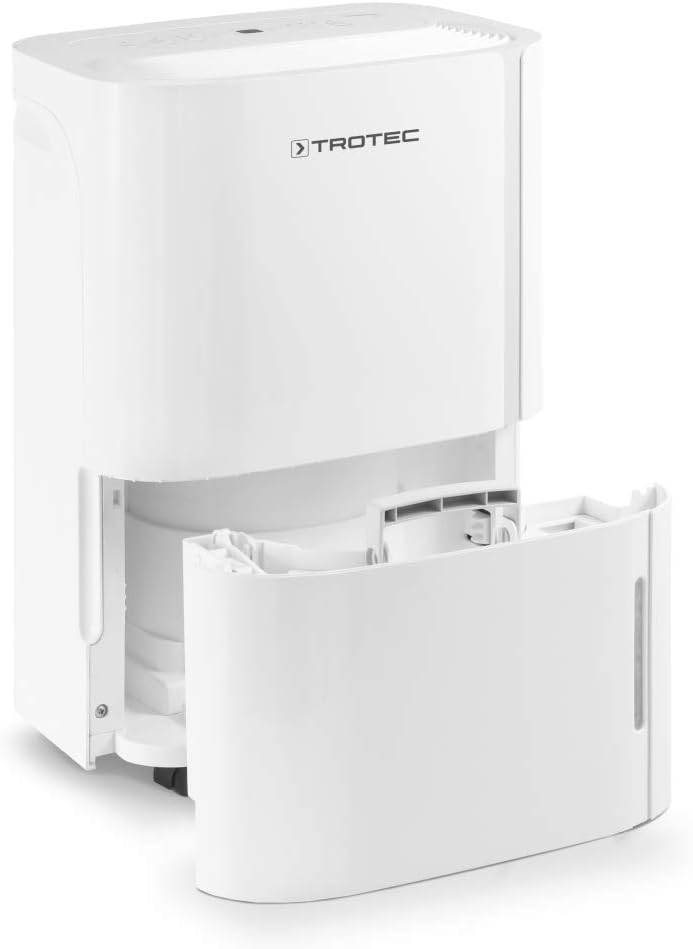 TROTEC Luftentfeuchter elektrisch TTK 66 E – Leistung 24 L/Tag – Fläche 50 m² / 125 m³ – mit Autoabs