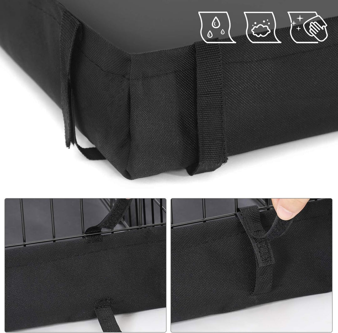 SONGMICS Gehege für Meerschweinchen, Kleintiergehege, Freilaufgehege, mit Trennwand, 2 Separate Bere