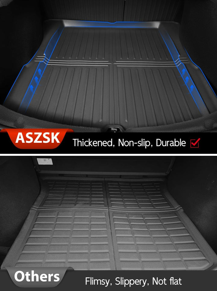 Kofferraummatte für Tesla Model 3 2024 2025, aus TPE, auch für Tesla Model 3 Highland geeignet, Abri