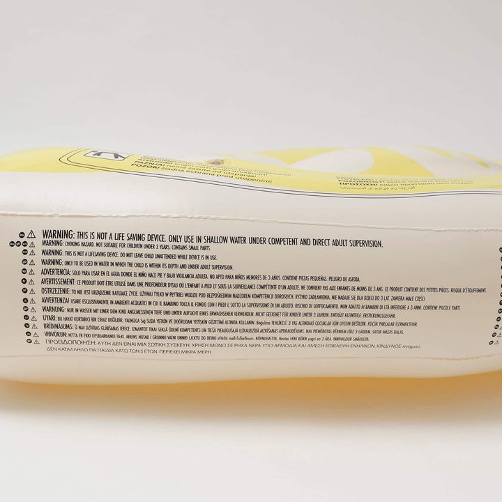 Sunnylife - Aufblasbare Schwimmmatratze Luxe Lie-On - Limon, Butter