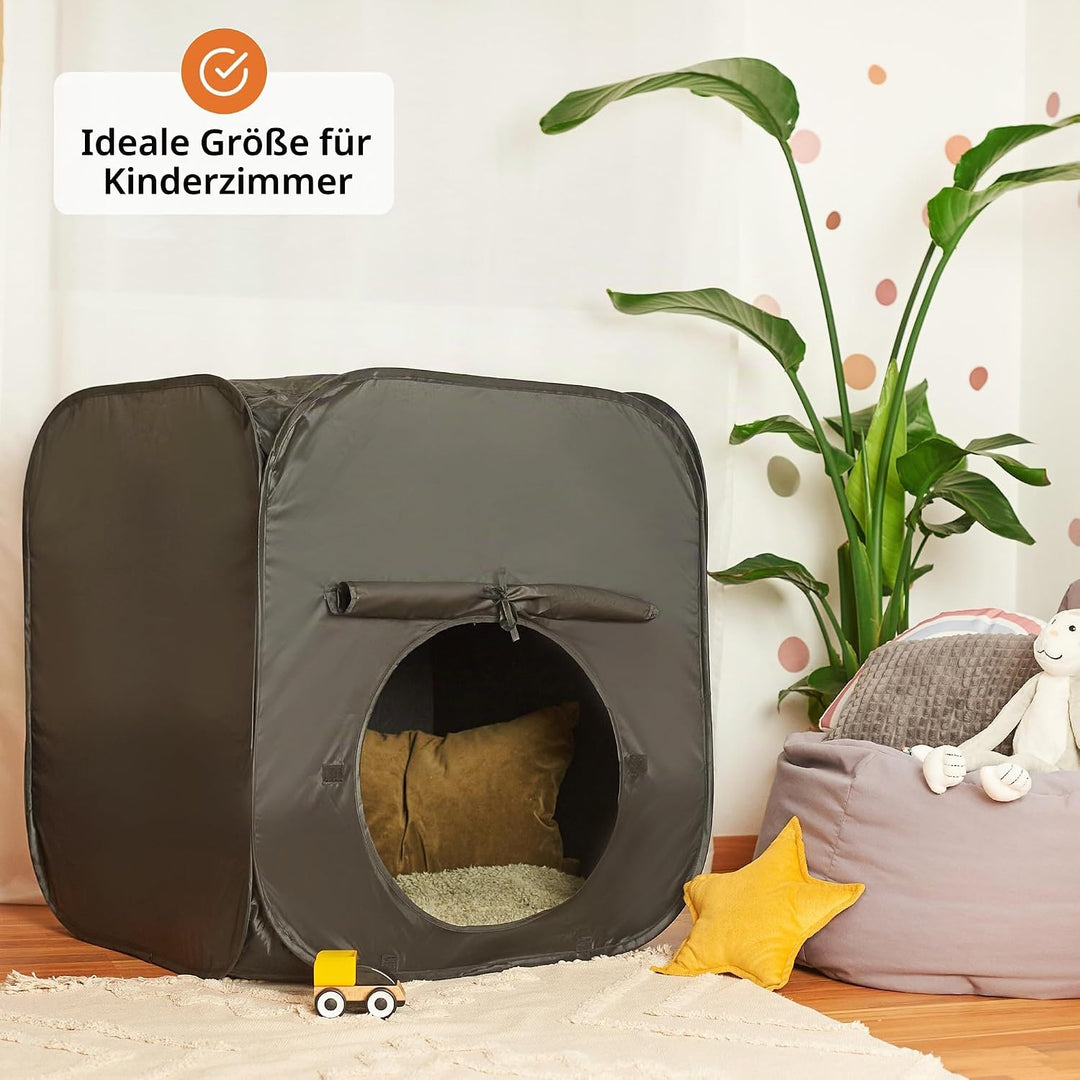 Sensorisches Zelt für Kinder | Mini Zelt Blackout - Verdunkelung zur Beruhigung | Zelt Verdunkelung