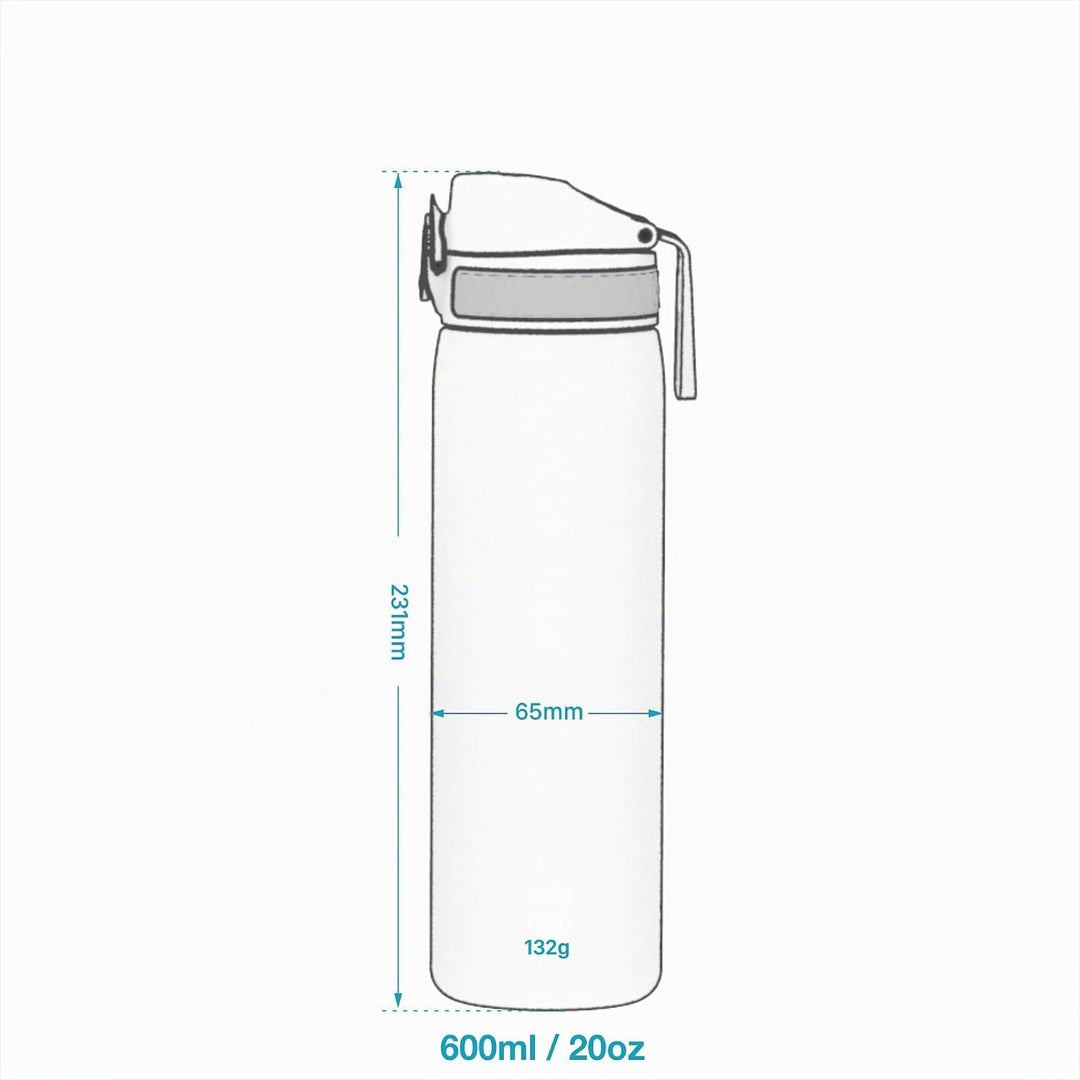 Ion8 Trinkflasche, Auslaufsicher, Einhandöffnung, Sichere Verriegelung, Spülmaschinenfest, BPA-frei,
