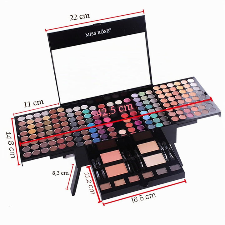 CHSEEO Schmink Geschenkset Make-Up Set Kosmetik Makeup Paletten Schminkkoffer Schminke für Gesicht,