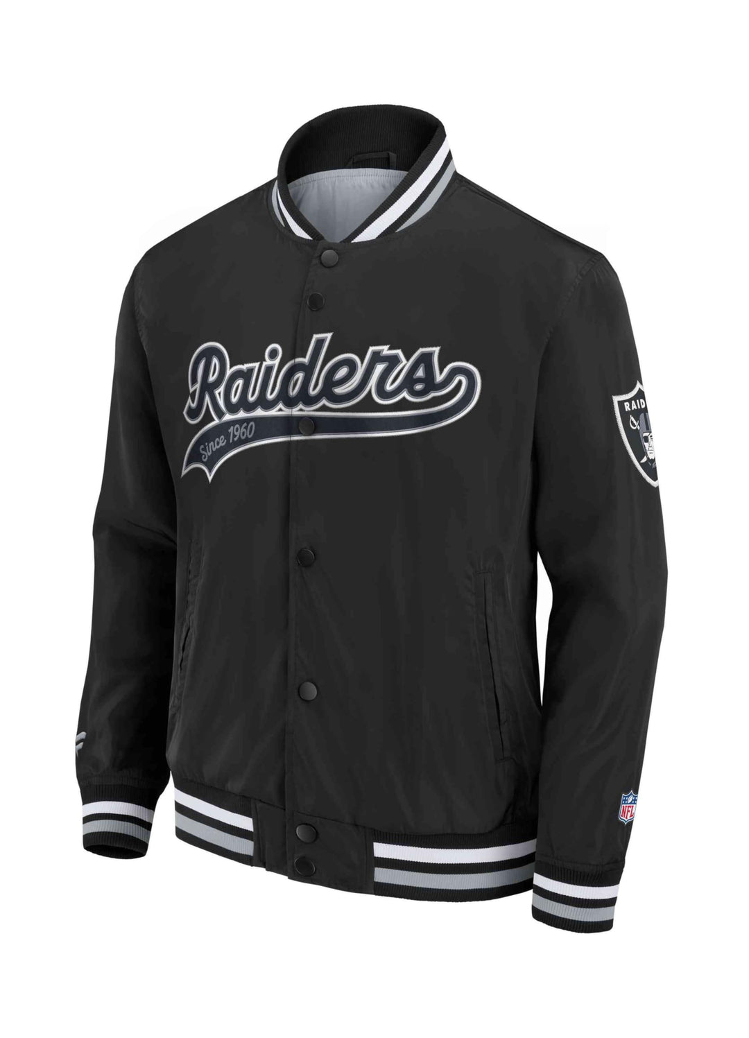 Fanatics Las Vegas Raiders NFL Sateen College Jacket, L
