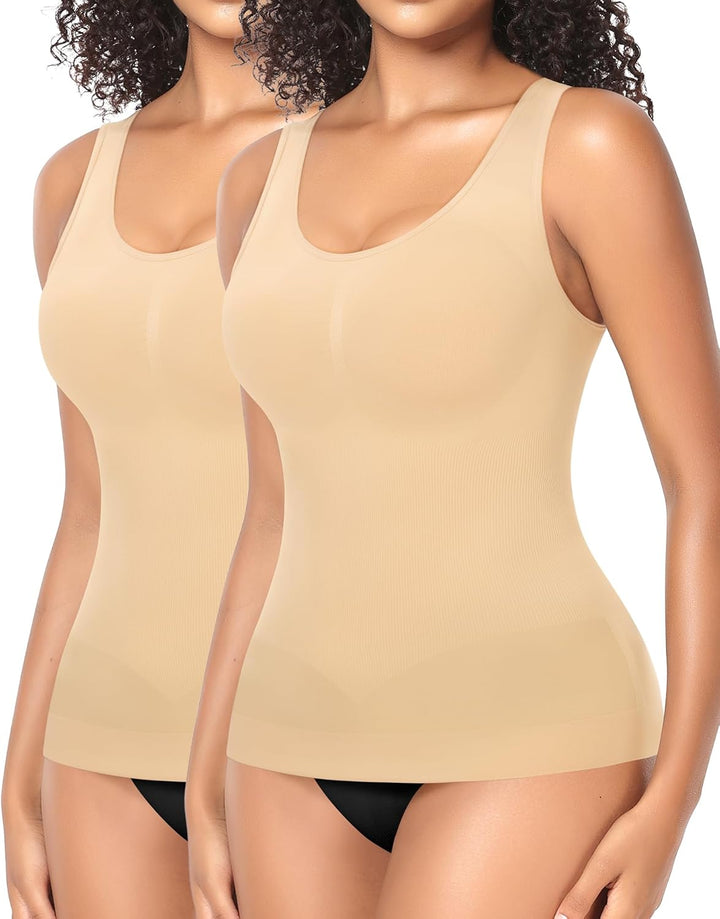 YARRCO Shape Unterhemd Damen Formende Tank Top Bauchweg Shapewear Sport Tanktop Figurformendes Träge