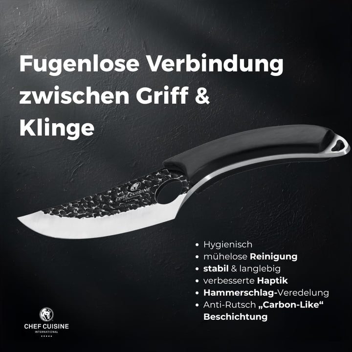 CHEF CUISINE BBQ Messer 53-55 HRC Stahl | 20,5 cm geschmiedete Klinge aus rostfreiem Klingenstahl |
