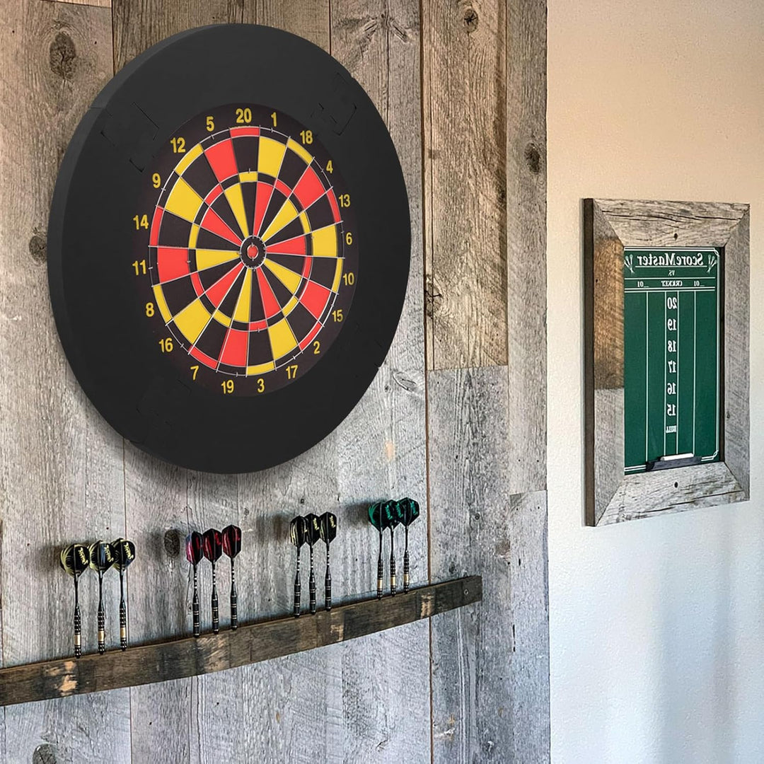 Trintion Dart Board Surround Ring, Durable PU Dartboard Surround, Dart Backboard Ring Compatible wit