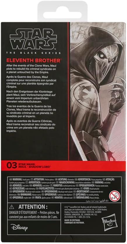 Star Wars The Black Series Eleventh Brother, Maul – Shadow Lord Premium Action-Figur zum Sammeln (15