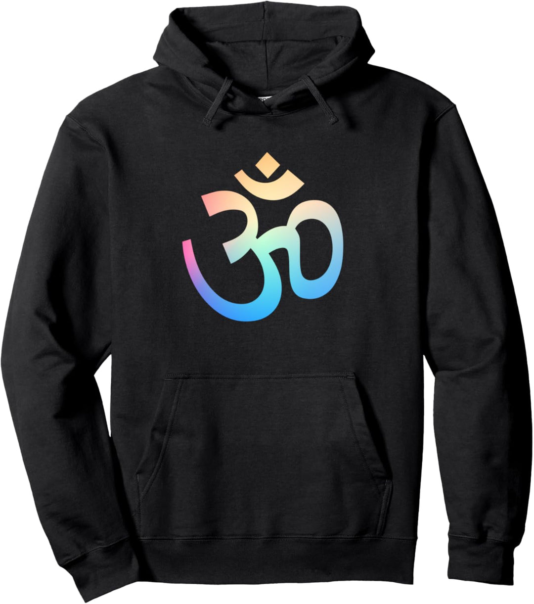 Om Ohm Aum Symbol Spirituelles Yoga Chakra Pullover Hoodie