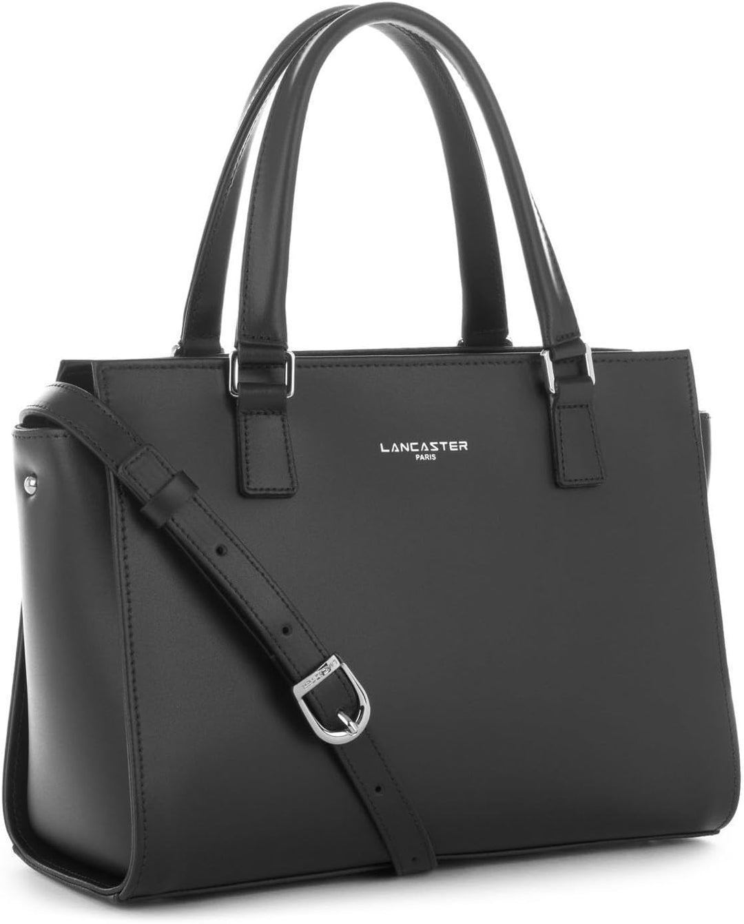 Lancaster Unisex Glatt Tasche, Schwarz