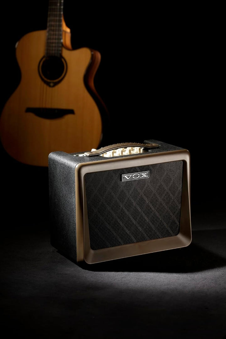 Vox VX50-AG Kompakter 50W Akustikgitarrenverstärker mit NuTube Vakuumröhre