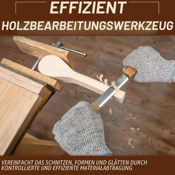 BeaverCraft DK2 Ziehmesser Holzbearbeitungswerkzeug 4,3" Ziehmesser Holzschnitzwerkzeuge Holzziehmes