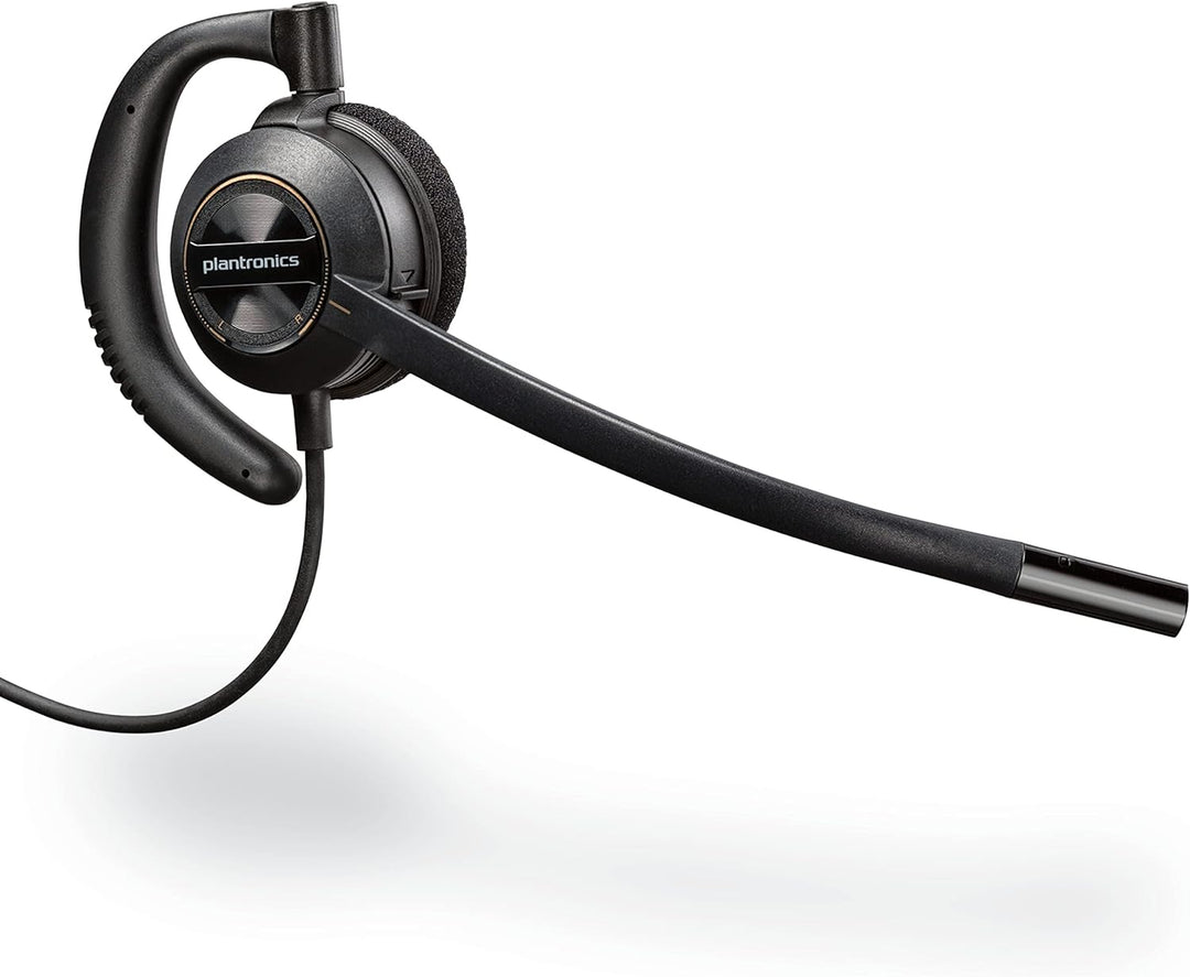 Plantronics HW530 Monaural QD Ohrbügel Kopfhörer Schwarz