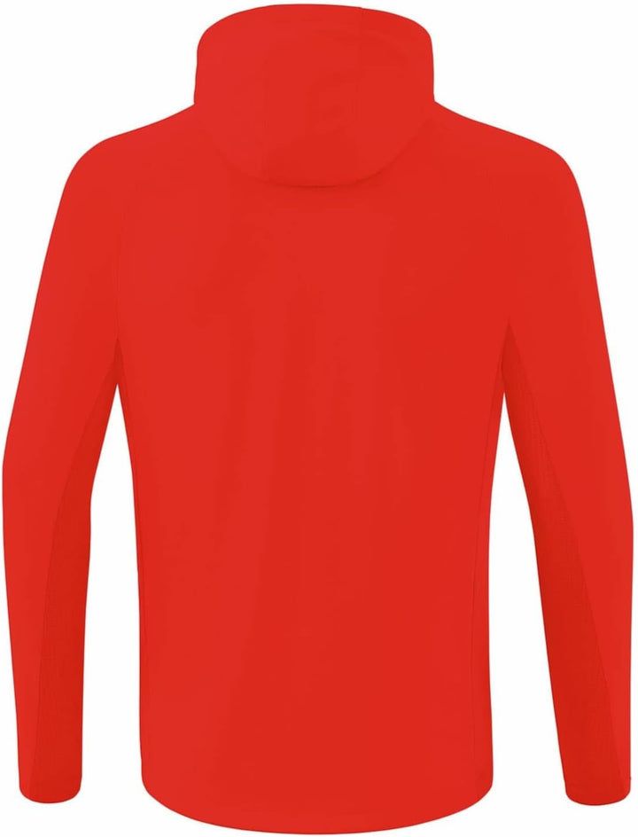 Erima Unisex Liga Star Trainingsjacke mit Kapuze S Rot/Weiss, S Rot/Weiss