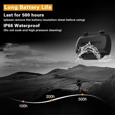Magene S3 + Geschwindigkeitssensor und Trittfrequenzsensor, ANT+ und Buletooth 4.0 Drahtloser Fahrra