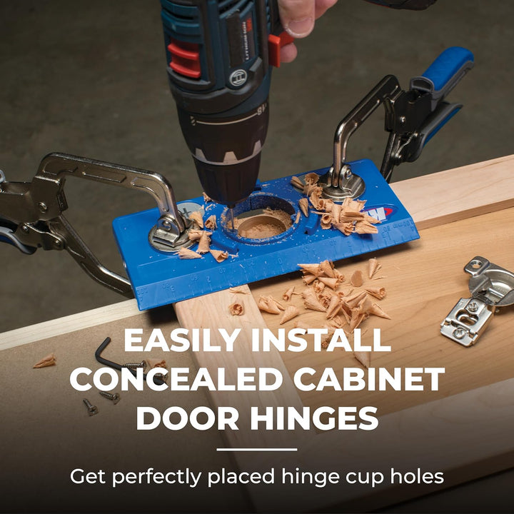 Kreg Tool Company KHI-HINGE Concealed Hinge Jig by Kreg Tool Verdeckte Scharniervorrichtung, Verdeck