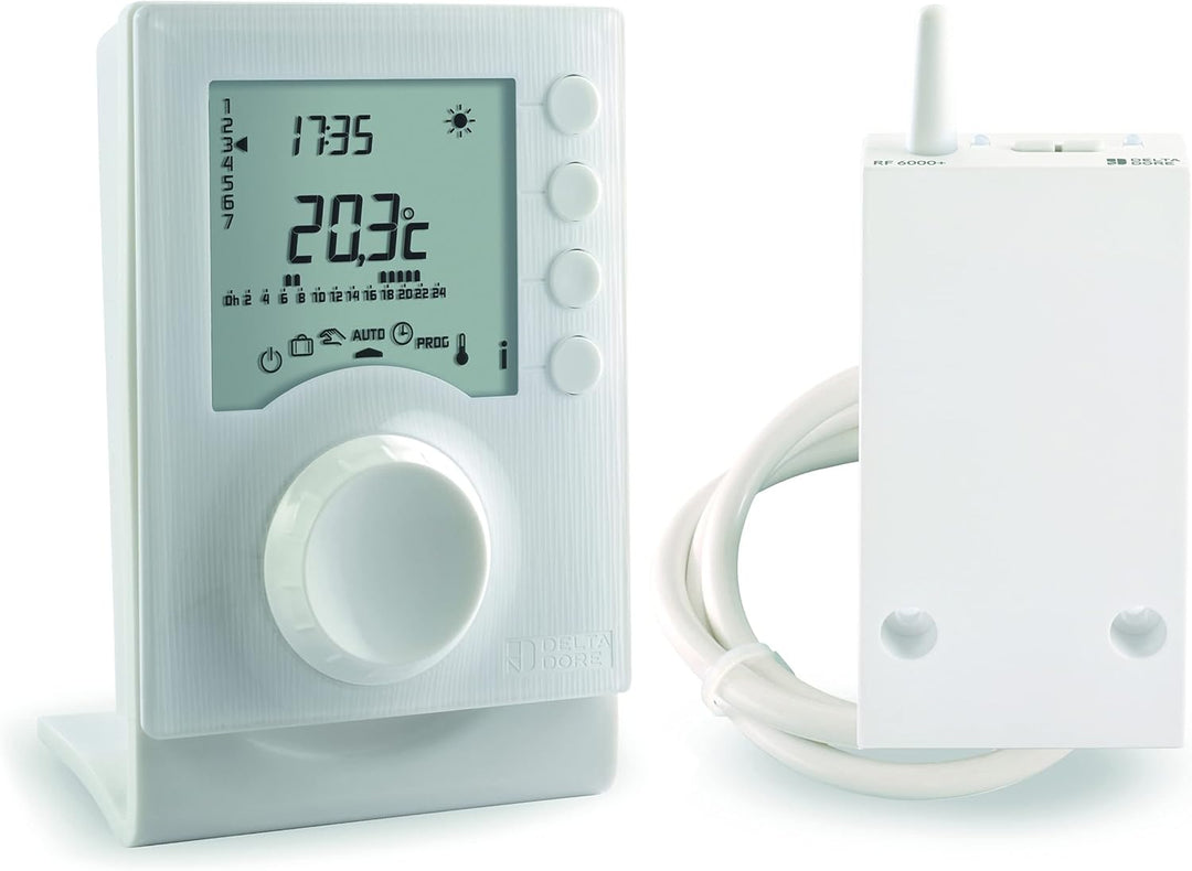 Delta Dore 6053064 Tybox 1137 Thermostat, White, one Size Kabellos Einzigartig, Kabellos Einzigartig